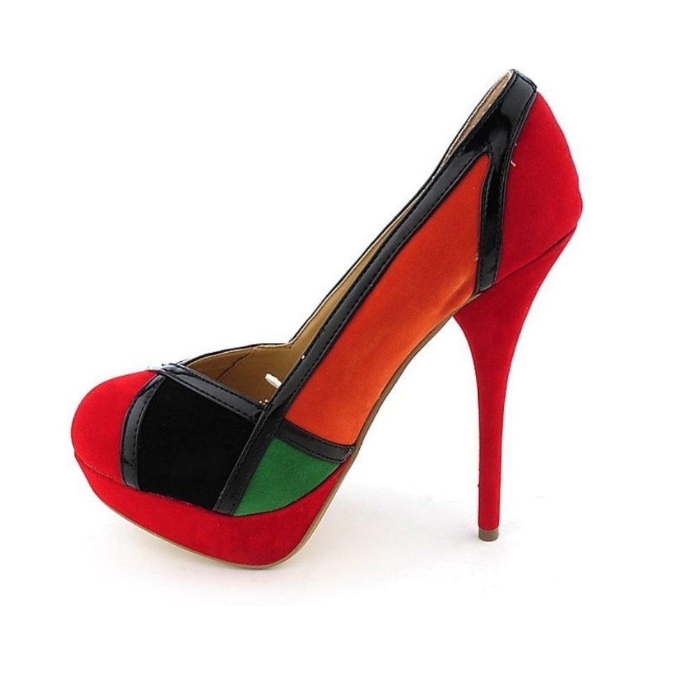 NWT Posh Women’s Alexine Multi-Color High Heels